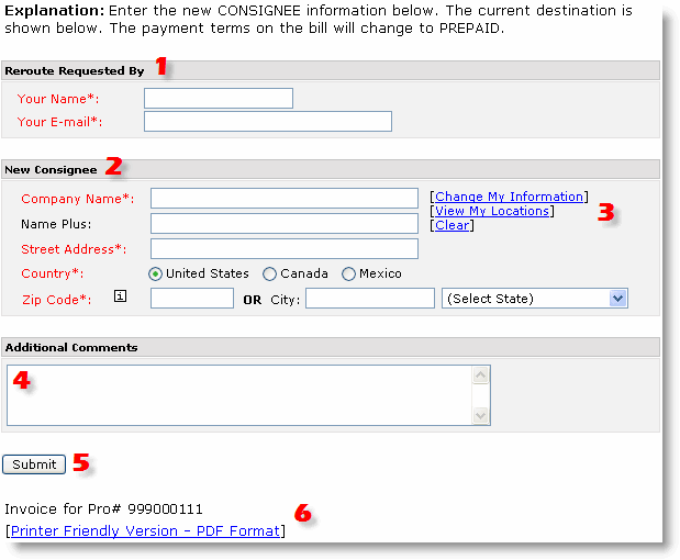 ABF Freight Transit Times Map